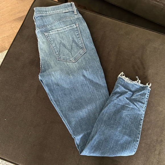 Mother Denim The Stunner Ankle Frey in Field of Dreams - Picture 5 of 12